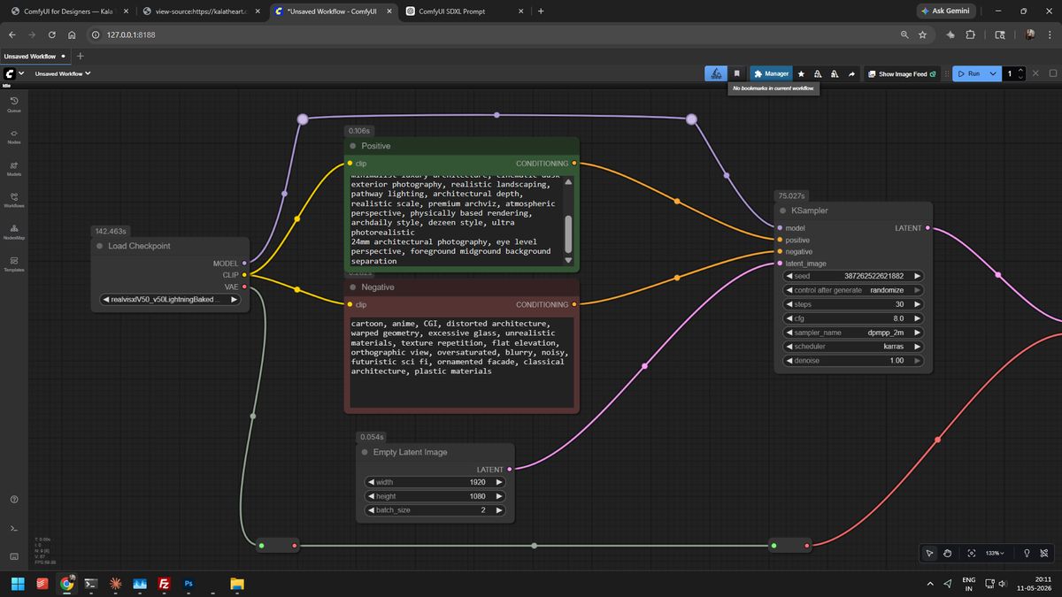 Session 1 — ComfyUI fundamentals — example render