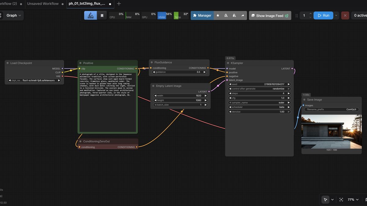 Session 2 — materiality studies — example render