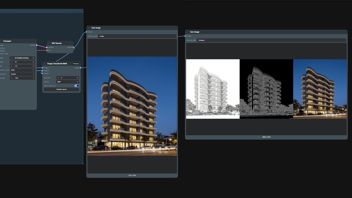 Session 3 — ControlNet sketch to render — example render