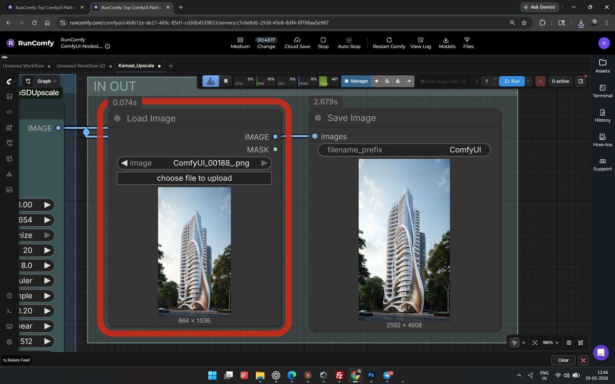 Session 6 — portfolio frames — example render